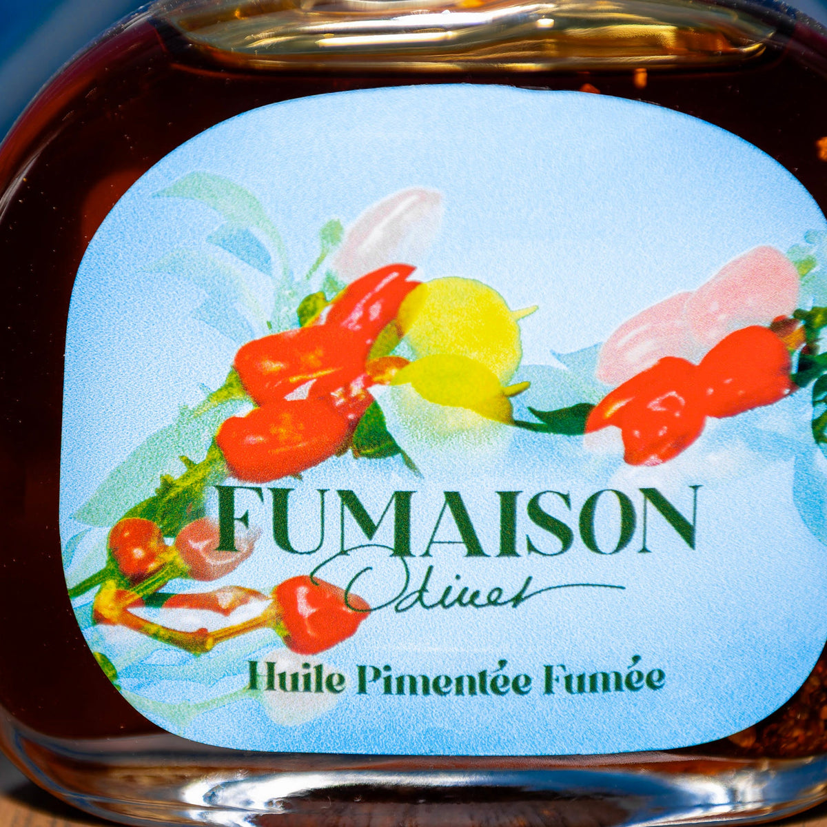 Huile d'olive pimentée fumée - Chili Chili Oil