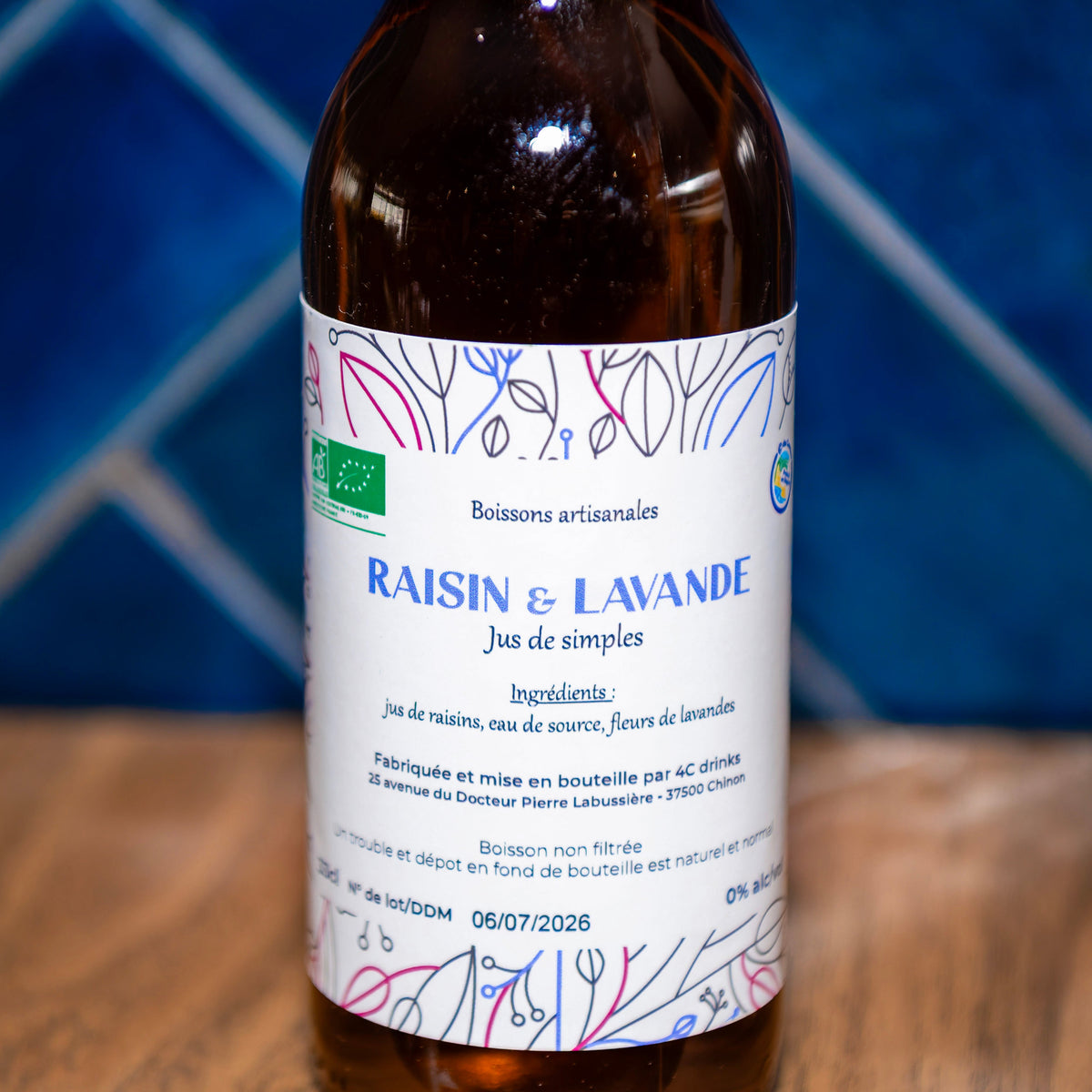 Jus de fruits - Jus raisin et lavande