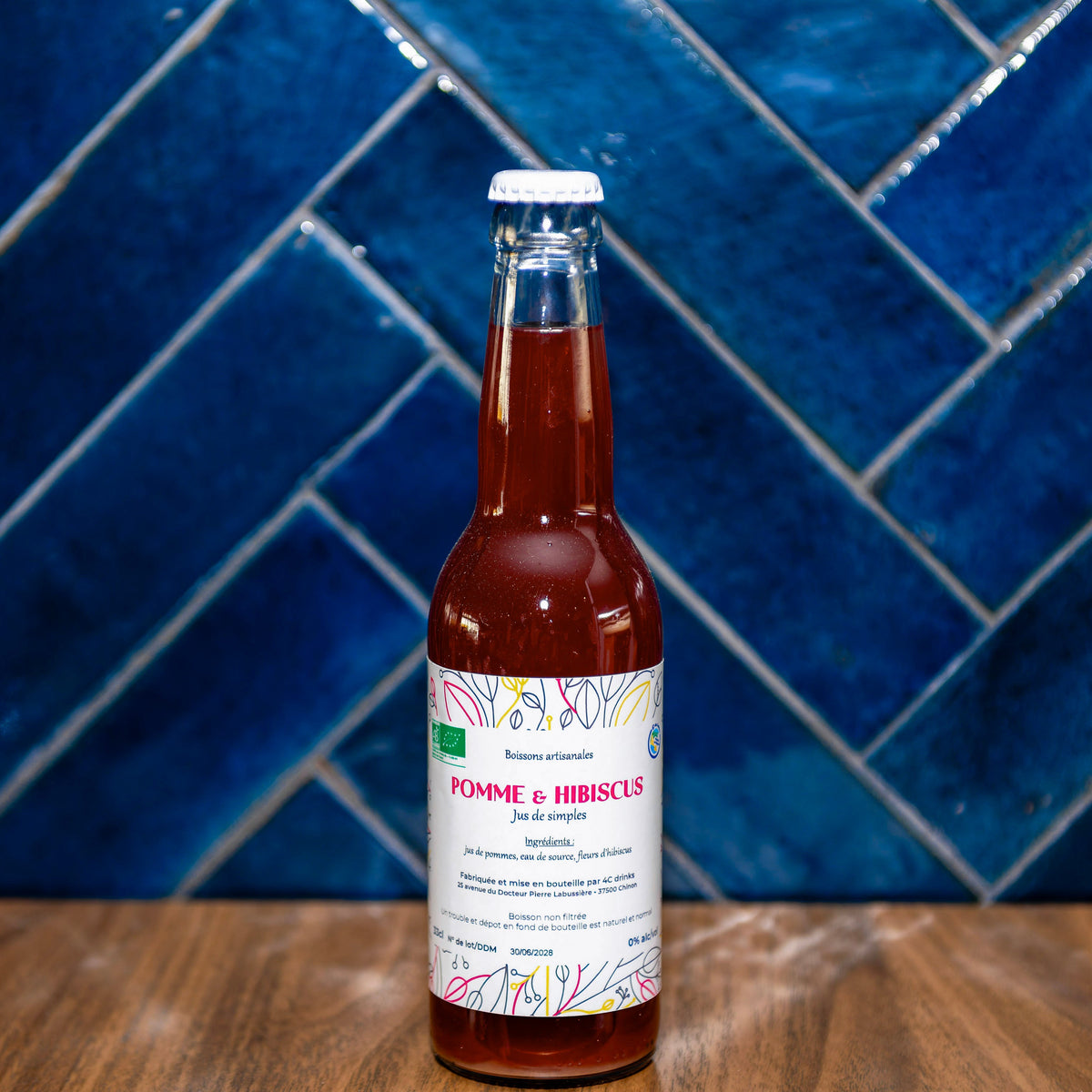 Jus de fruits - Jus pomme et hibiscus