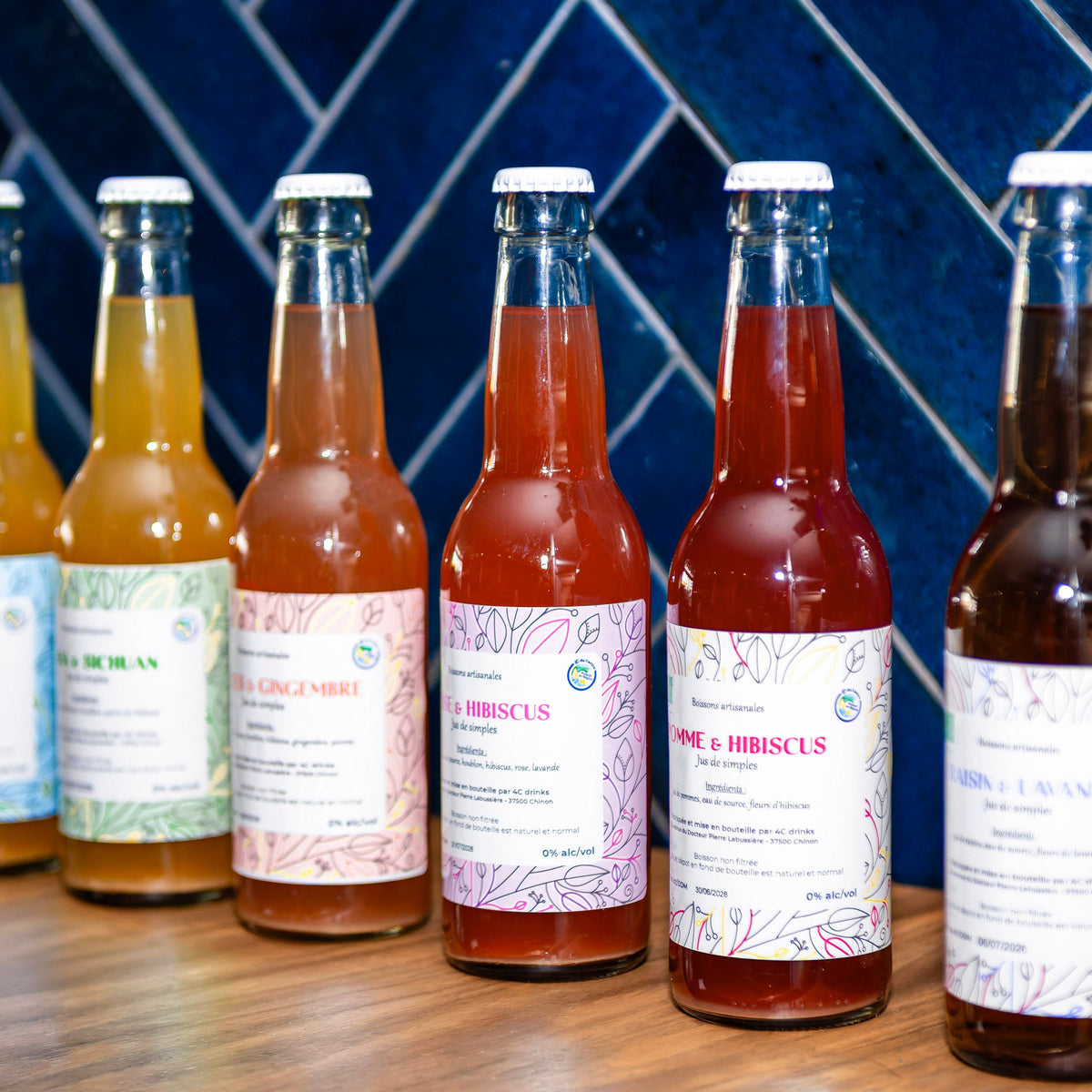 Jus de fruits - Jus pomme et hibiscus