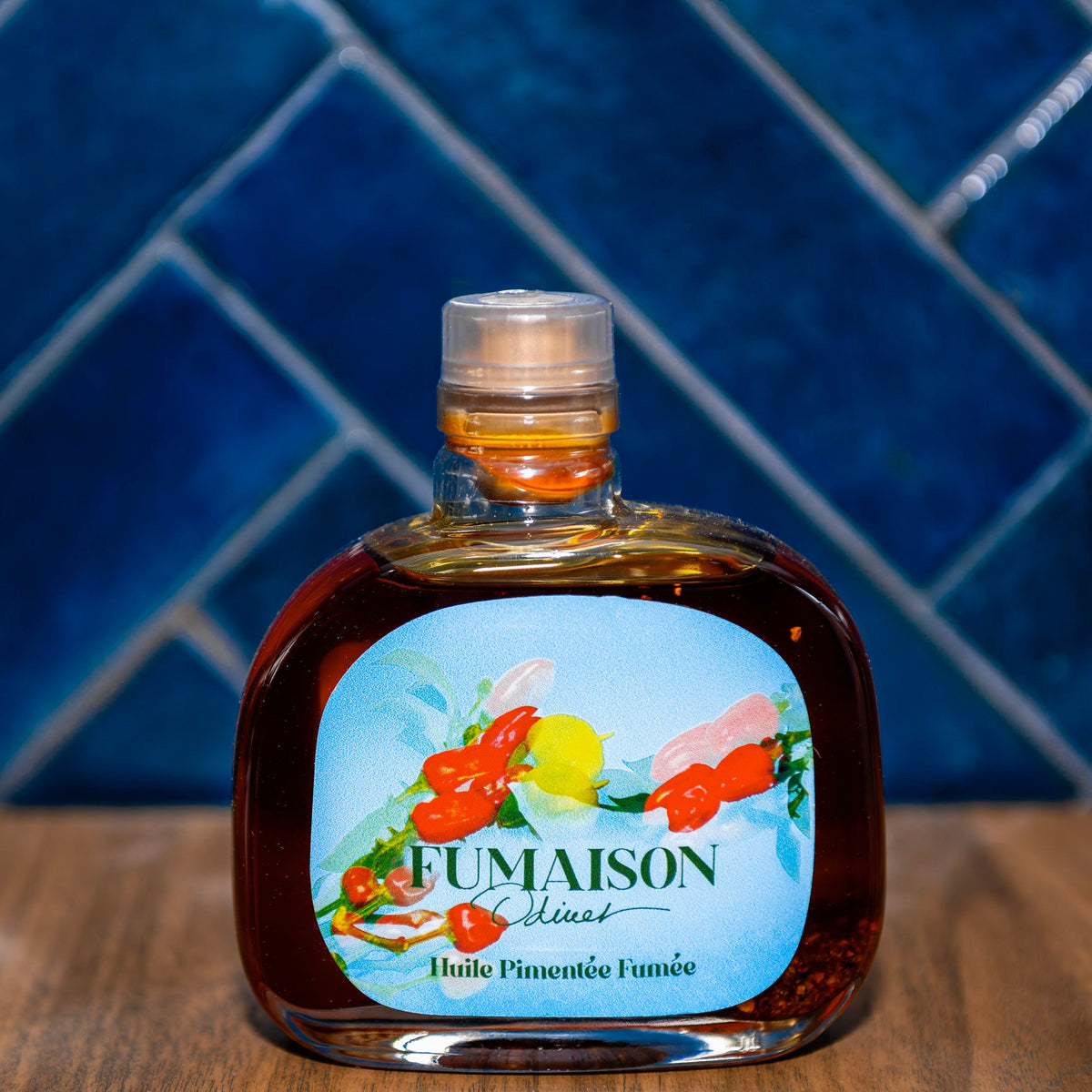 Huile d'olive pimentée fumée - Chili Chili Oil