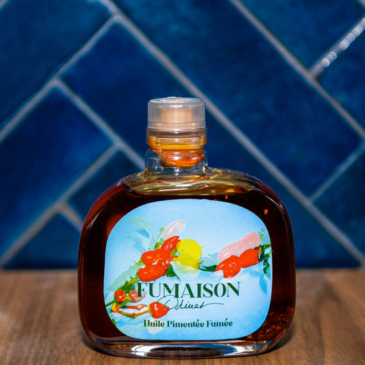 Huile d'olive pimentée fumée - Chili Chili Oil