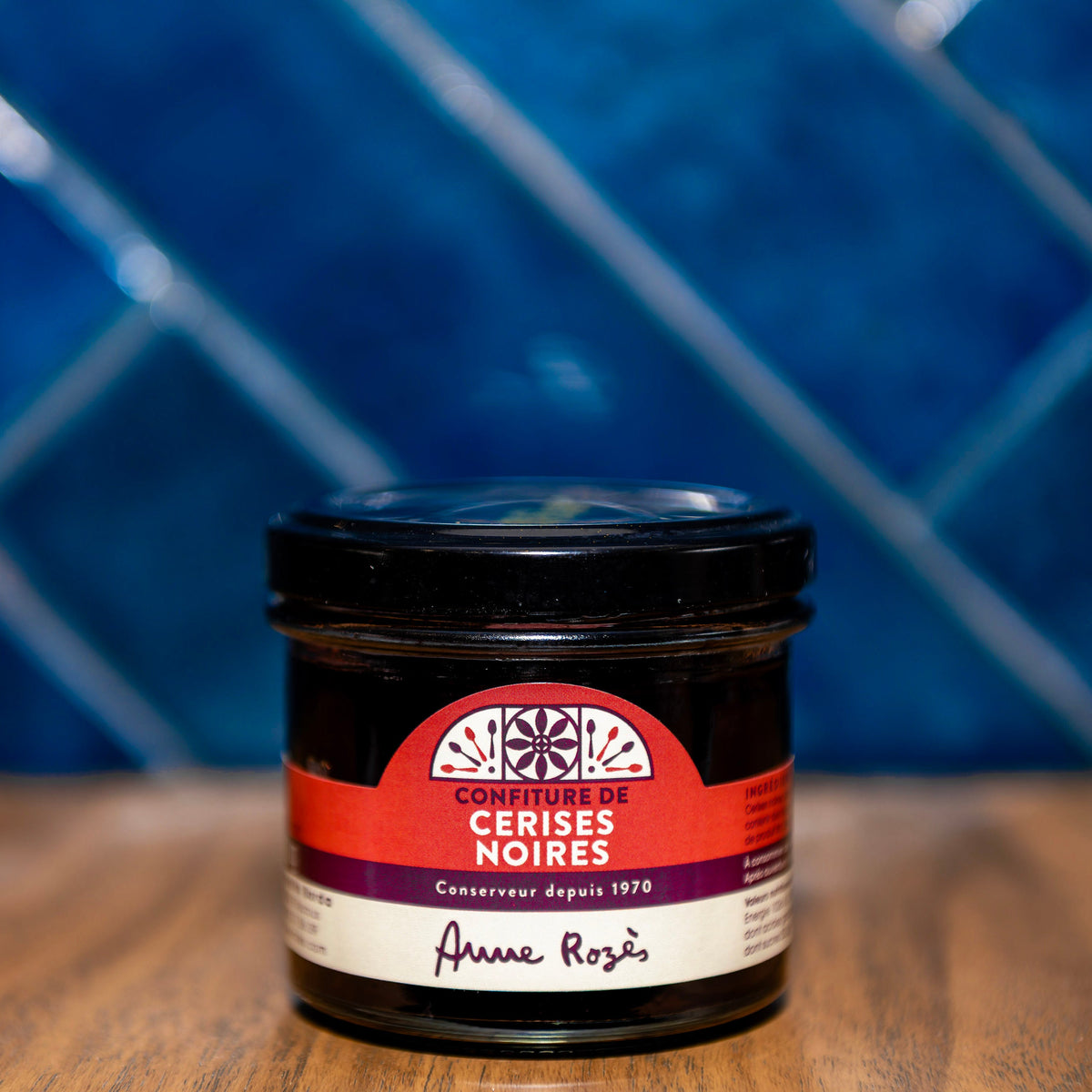 Confiture de cerises noires