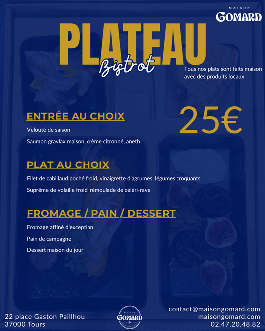 Plateau repas bistrot