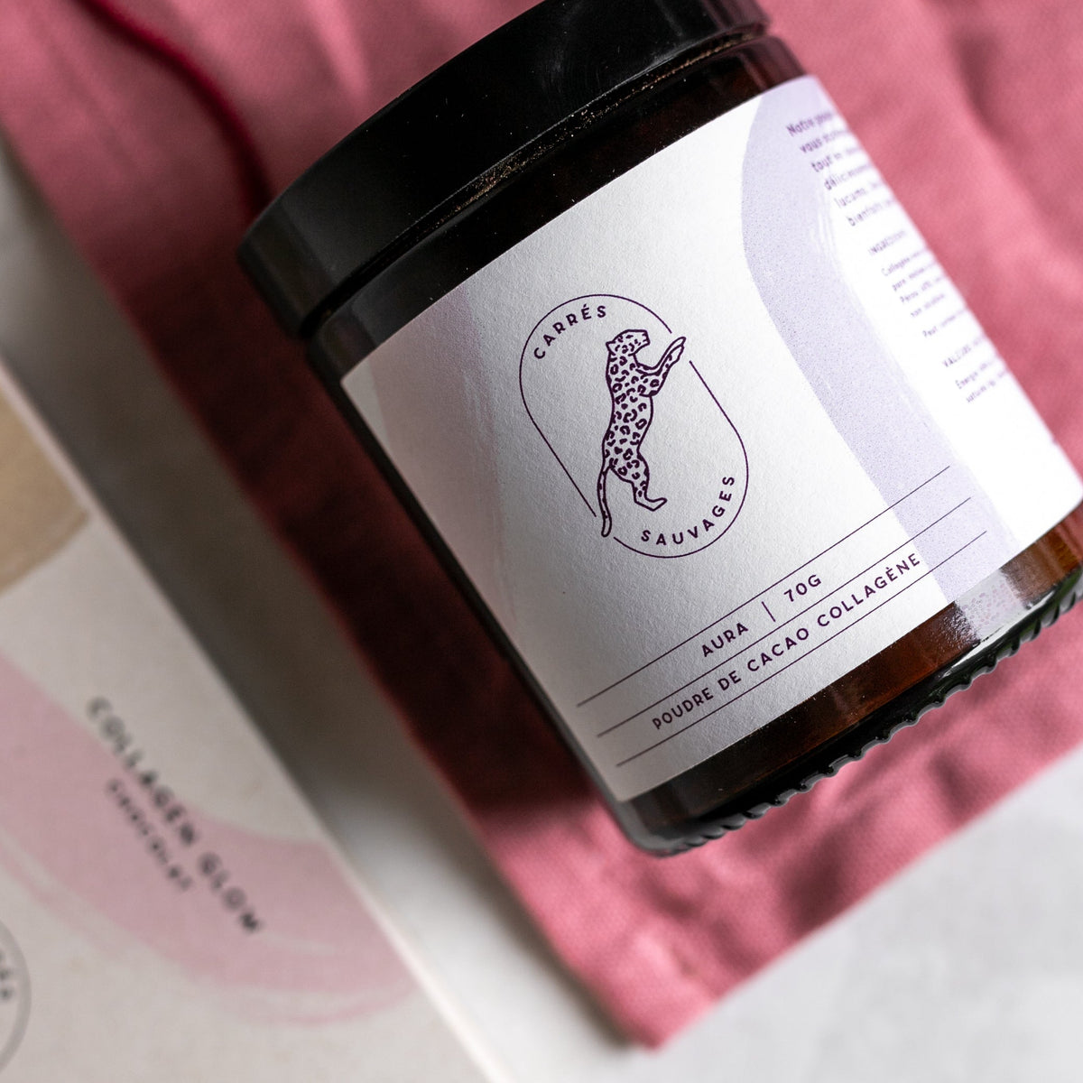 Poudre de cacao collagène