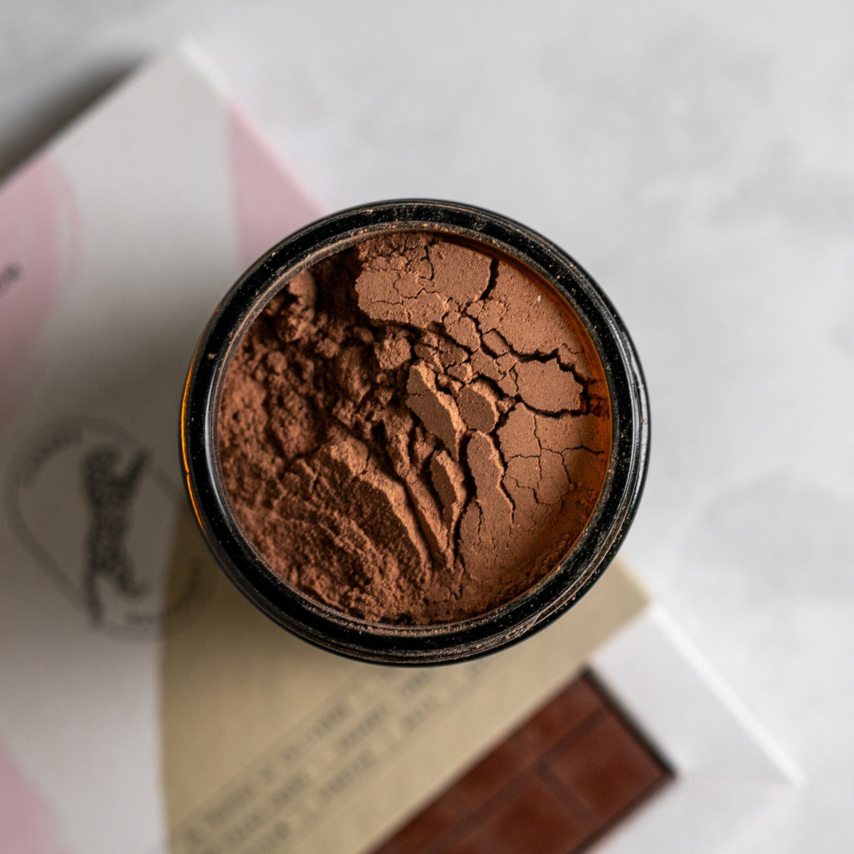 Poudre de cacao collagène