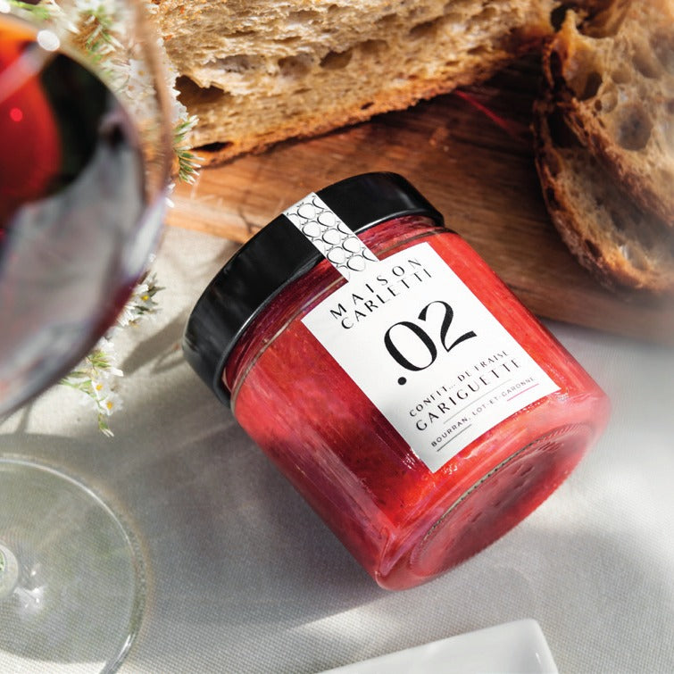Confit de fraise N°2 Gariguette Maison Carletti