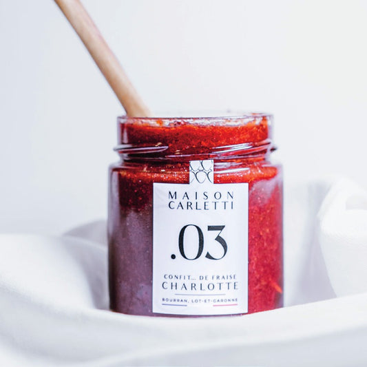 Confit de fraise N°3 Charlotte Maison Carletti