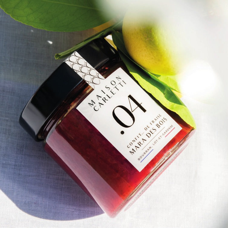 Confit de fraise N°4 Mara des bois Maison Carletti