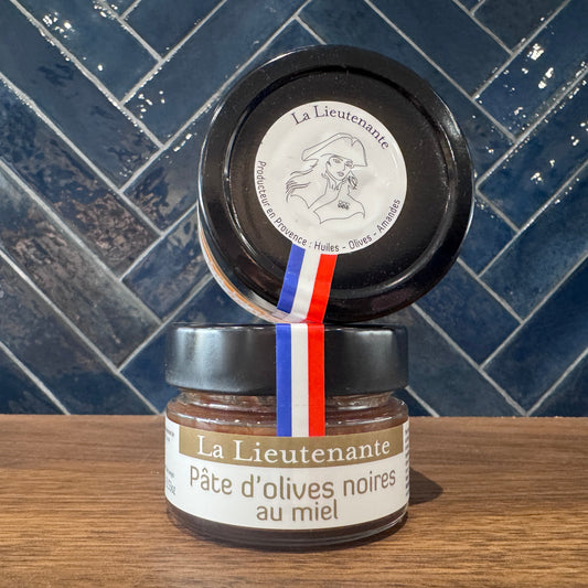 Pâte d'olives noires au miel