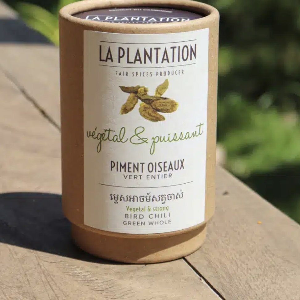 Piment oiseau vert - entier