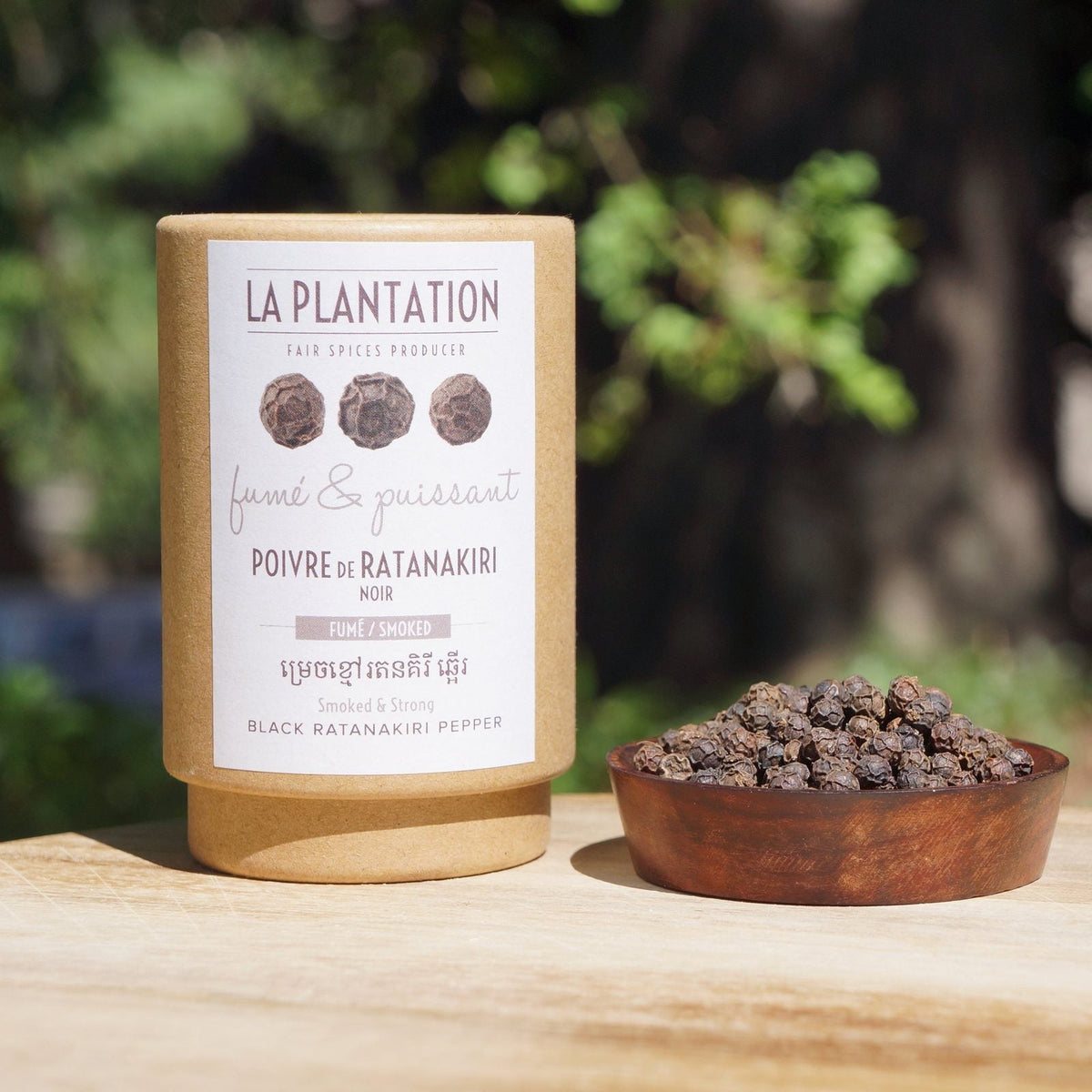 Poivre de Ratanakiri noir fumé