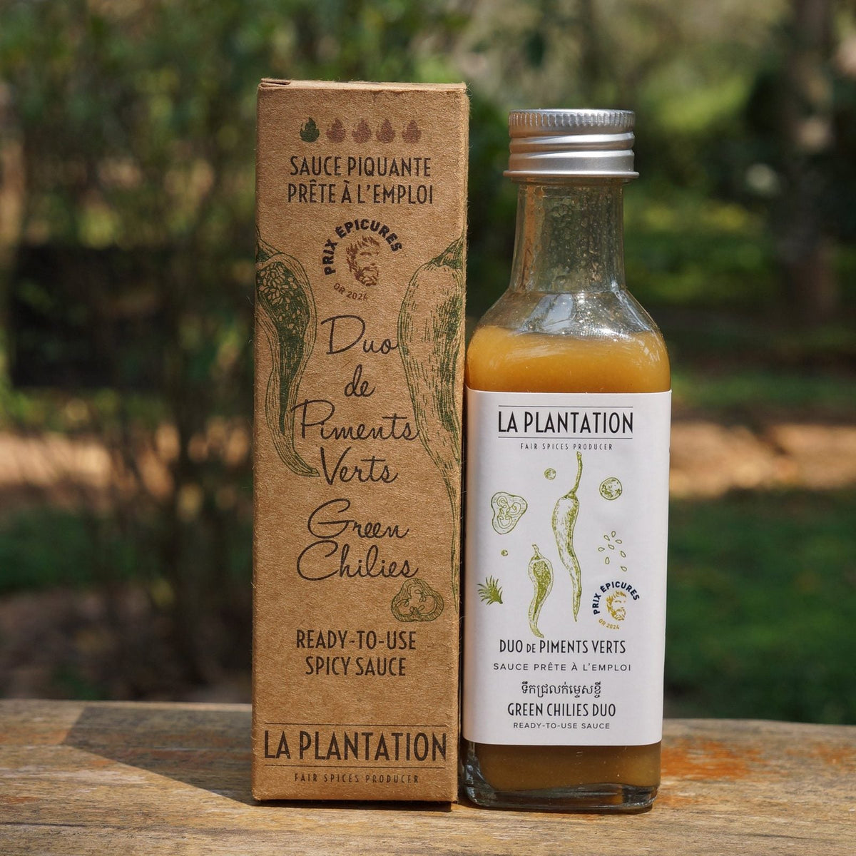 Sauce de duo de piments verts