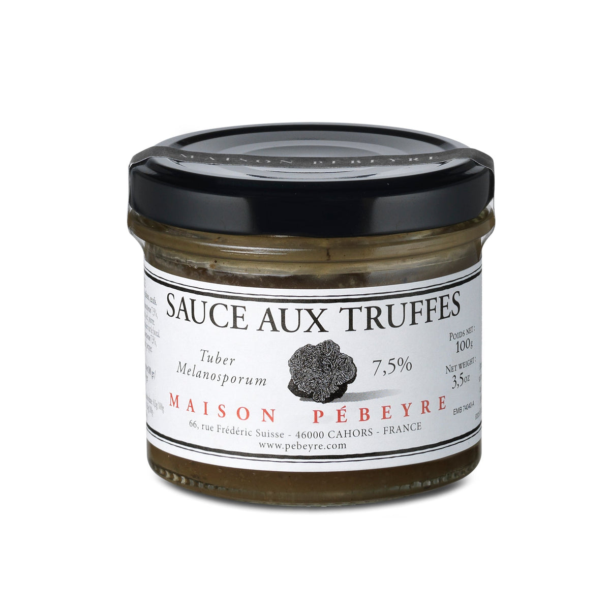 Sauce aux truffes 7,5 % Pebeyre